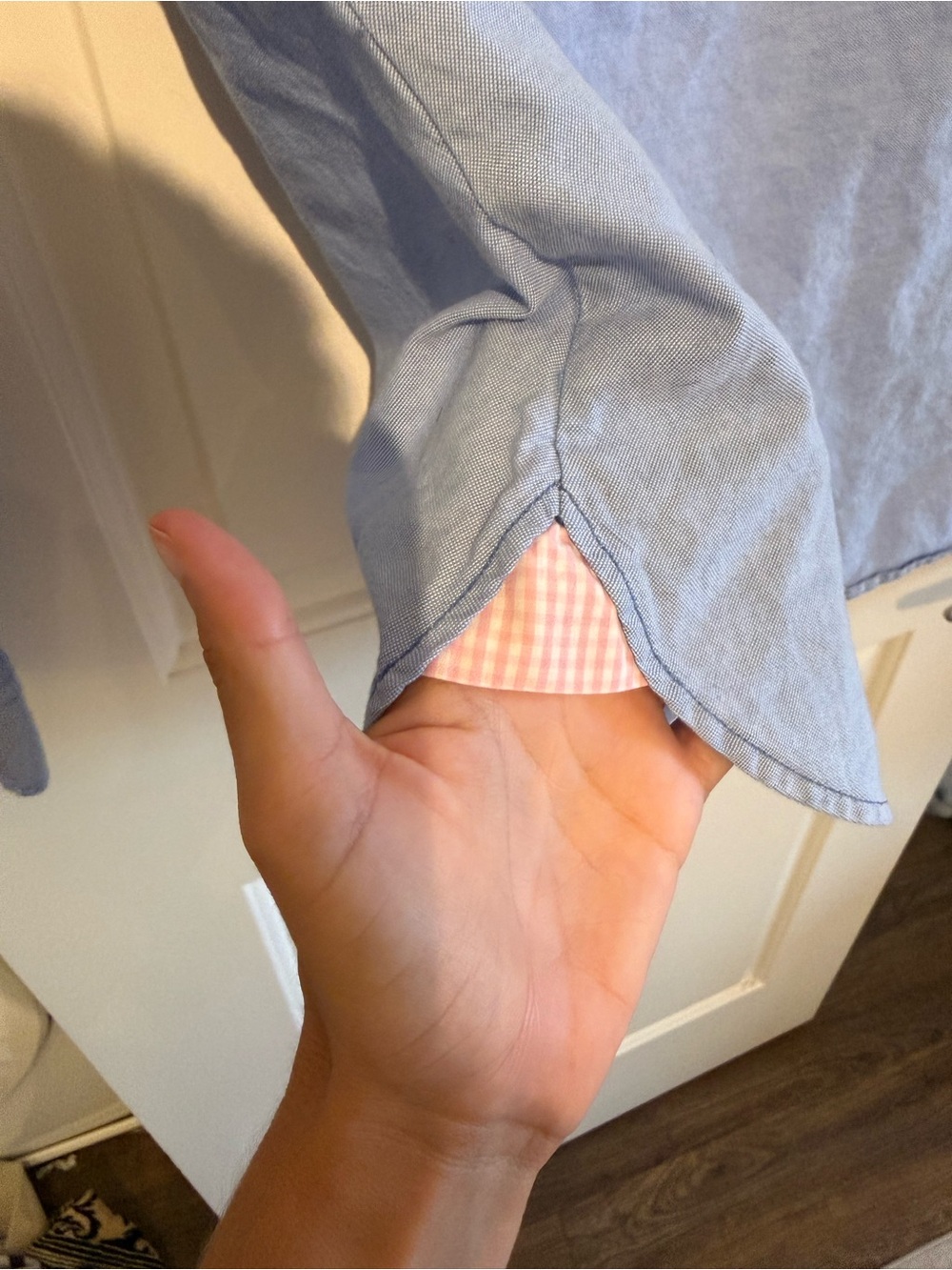 Vineyard Vines Light Blue Button-Front Popover Shirt - Picture 8 of 8